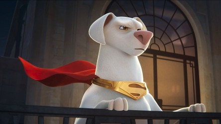 A PowerPoint about the film 'DC League of Super Pets' (2021). thumbnail