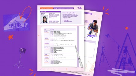 An activity sheet looking at how to manage finances when freelancing thumbn