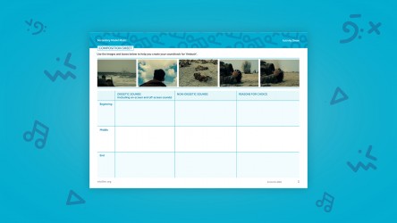 An activity sheet to use with the Creating Drama through Sound lesson. thum