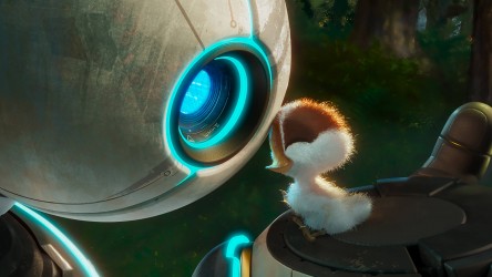 A film guide that looks at The Wild Robot (2024), exploring wildlife, anima