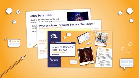 The PPT supports the delivery of the Creating Effective Film Reviews lesson