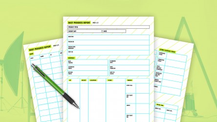 Production daily progress report thumbnail