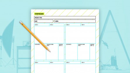 Production storyboard thumbnail