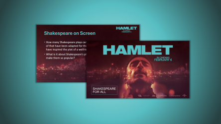 Explore the art of adaptation through this modern retelling of Hamlet. thum