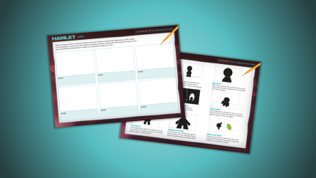 Empower students to map out their vision for Hamlet's soliloquy on screen. 