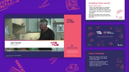Create your own Foley sounds for a short clip. thumbnail
