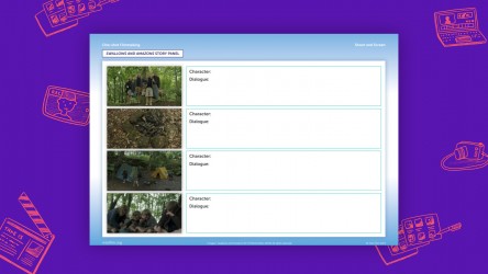 Fill in characters and dialogue for a scene in 'Swallows and Amazons'. thum