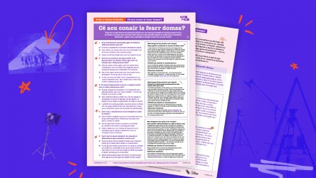 Quiz & gníomhaíocht le conairí isteach sna tionscail scáileáin a fhiosrú th