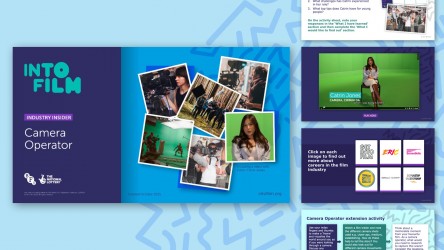 A student facing presentation shedding light on an camera operator’s role. 