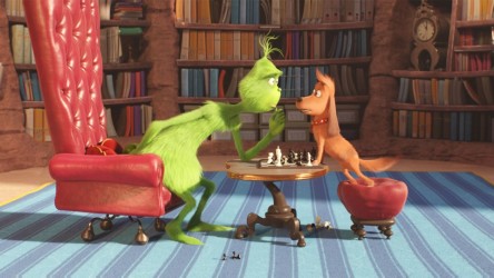 Canllaw ffilm yn yr iaith Gymraeg sy'n edrych ar The Grinch (2018), gan arc