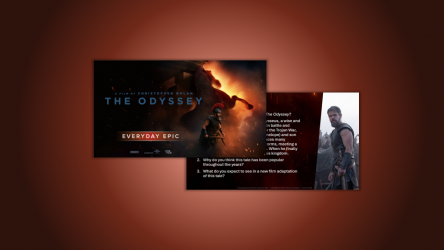 Channel Christopher Nolan himself and explore what it means to be epic. thu