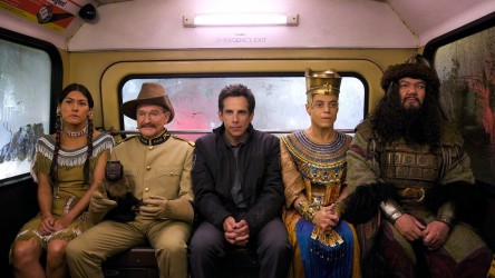 A film guide that looks at Night at the Museum: Secret of the Tomb (2014), 