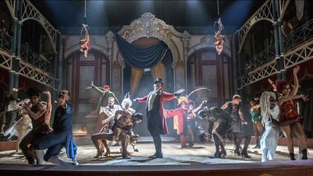 A film guide that looks at The Greatest Showman (2017), exploring its key t