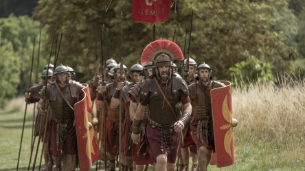A film guide that looks at Horrible Histories: Rotten Romans (2019), explor