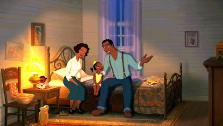 A film guide that looks at The Princess and the Frog (2009), exploring its 