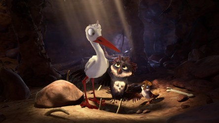 A film guide that looks at A Stork's Journey (2017), exploring its key topi