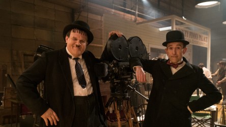 A film guide that looks at Stan & Ollie (2018), exploring its key topics an