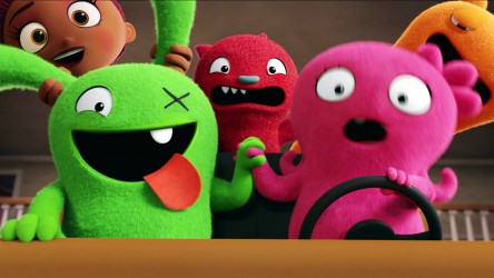 A film guide that looks at UglyDolls (2019), exploring its key topics and t