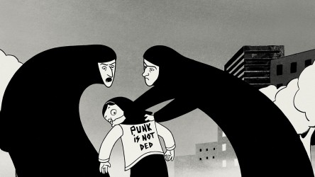 A film guide that looks at Persepolis (2007), exploring its key topics and 