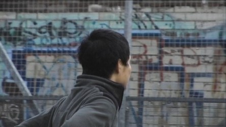 The young family members compare life in Sheffield with life in the camp. t