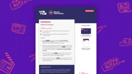 Resource - Filmmaking Activities for Scouts: Part 2 - Into Film