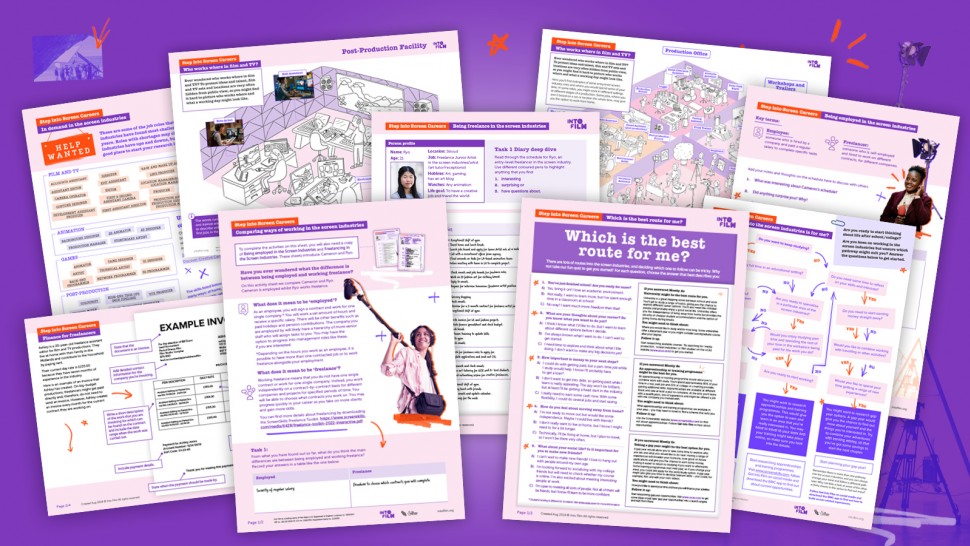 Get learners thinking about the practicalities of working in the screen ind