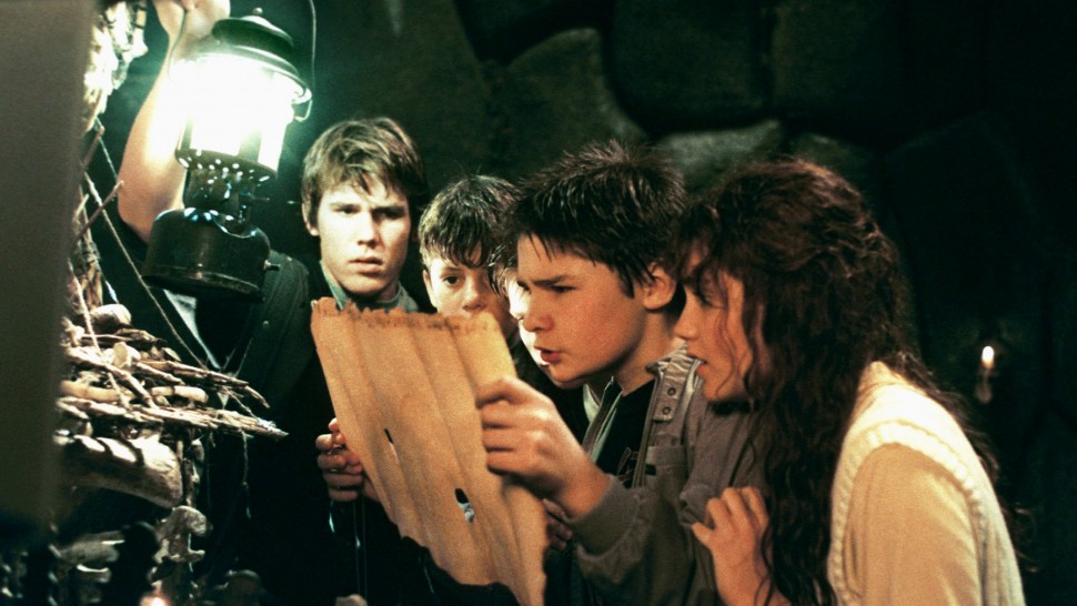 A film guide that looks at The Goonies, focusing on the 1980s, cult movies 