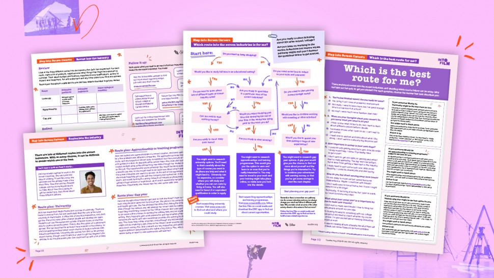 Get learners thinking about routes into the industry by downloading our Ste