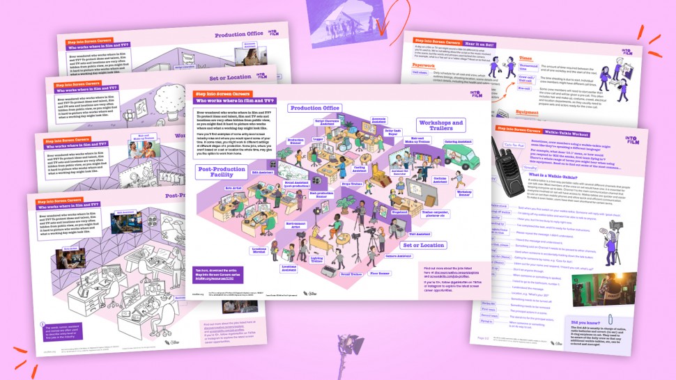 Get your learners thinking about the practicalities of working behind the s