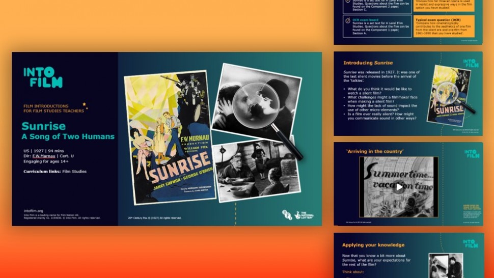 This Sunrise resource is designed for A Level Film Studies courses. thumbna