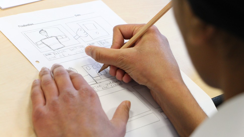 A mini filmmaking guide to support young people to develop their script int