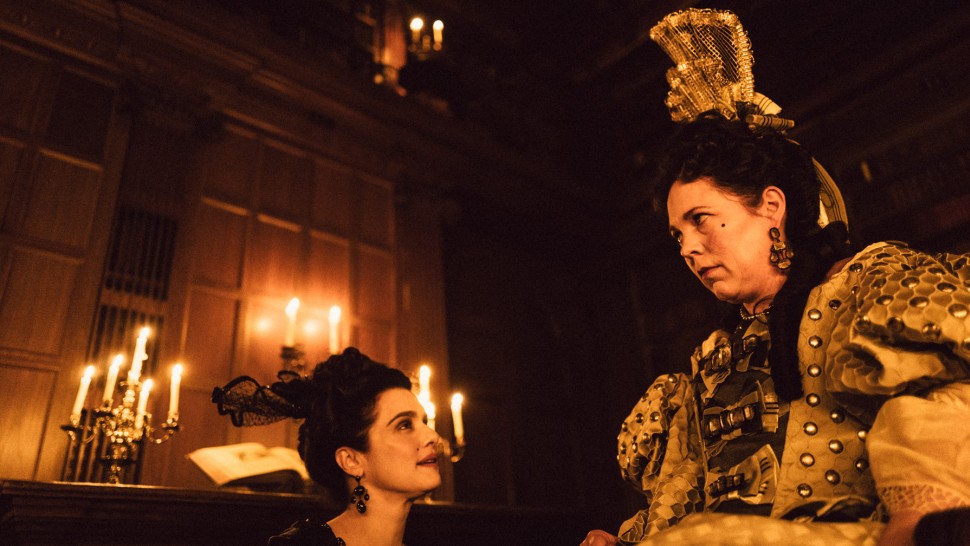 A film guide that looks at The Favourite (2018), exploring its key topics a