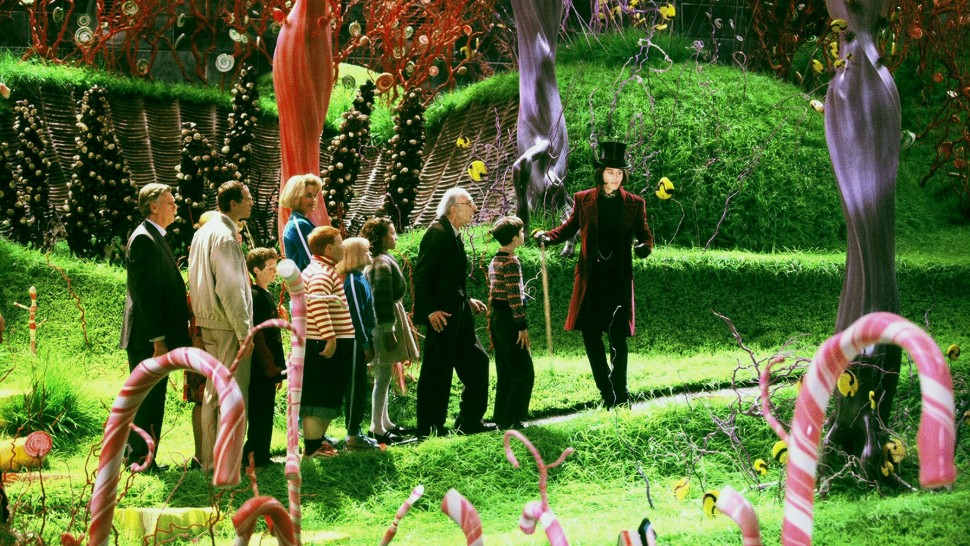 A film guide that looks at Charlie and the Chocolate Factory (2005), explor