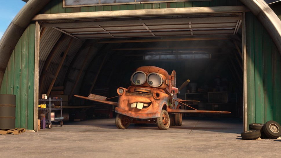 Cars 2 mater flying hot sale